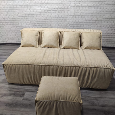 Бескаркасная мебель из пенополиуретана. Фото, подтверждающее качество, и отзыв на 5 звезд.